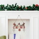 thumbnail image 4 of Letrero colgante de madera navideño con diseño de muñeco de nieve para puerta, decoración rústica de bienvenida navideña. Estilo C, 4 of 7