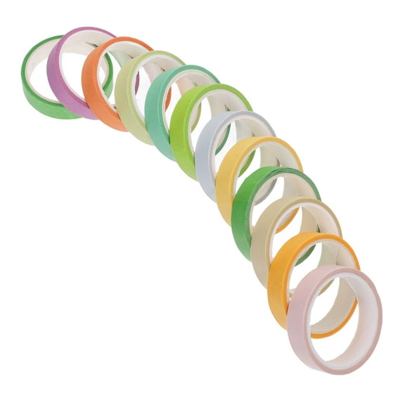 VERDANVERSE washi tape decoration Washi Tapes Paper 12 Rolls for Students in Journaling