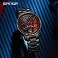thumbnail image 3 of SANDA Luxury Men's Watches Top Brand Fashion Steel Business Quartz Watch Waterproof Wristwatch Clock Relogio Masculino P1091, 3 of 7