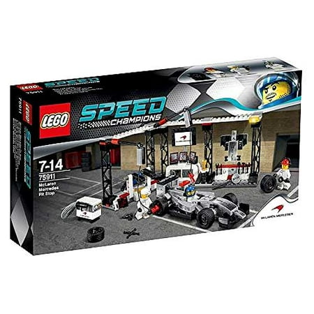 LEGO Speed Champions McLaren Mercedes Pit Stop Set (Best Lego Stop Motion)