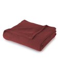 thumbnail image 2 of Sun Yin Thermal Cotton Full/Queen Bed Blanket in Burgundy, 2 of 5