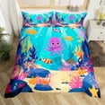 thumbnail image 2 of Erosebridal Animal Octopus Comforter Cover Twin,Marine Wildlife Bedding Twin Size,Ocean Theme Decor,Reversible,2-Piece(No Comforter), 2 of 7