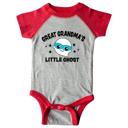 

Inktastic Cute Great Grandma s Little Ghost with Stars Gift Baby Boy or Baby Girl Bodysuit