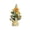 G, variant on Tabletop Mini Christmas Tree with Bow, 9" Plastic Xmas Tree Ornaments, Retractable Artificial Xmas Trees with Bells and Fake Pine Cones, Holiday and Birthday Gifts for Women Men - J