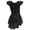 Black, variant on Girls Ballet Dress Ruffle Sleeve Dance Leotard with Skirt Criss Cross Back Dance Clothes for Kids 8-9Y