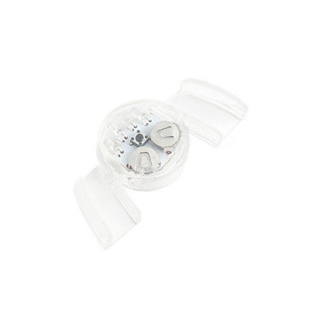Naiovety Mouth Guard LED Luminous Grind Supplies Bruxism Splint Mouthpiece Stopper Trays Eliminates Sleep Snoring Party Aid Guards Kits de decoración para fiestas No.1 Naiovety HA014772-00