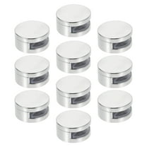 HEALEEP Heavy Duty Mirror Clips for Wall Glass Made of Zinc Alloy Silver Color 10 Pieces 3.54 Inches
