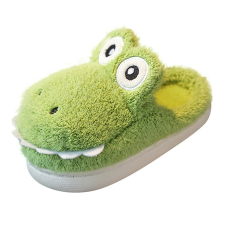 

nsendm Slippers for Kids Girls Girls Boys Home Slippers Warm House Slippers For Toddler Lined Winter Child Slipper Shoes GN1 10 Years