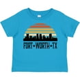 thumbnail image 3 of Inktastic Fort Worth Texas Skyline Retro Boys or Girls Toddler T-Shirt, 3 of 5