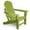 Light Green, variant on Folding HDPE Adirondack Chair with 4 in 1 Cup Holder Tray Plastic Adirondack Chairs Weather Resistant Lawn Outdoor Firepit Chairs, Orange