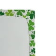 thumbnail image 3 of Ambesonne Clover Fitted Sheet, Irregular Shamrocks Pattern, Twin Size, Green Lime Green, 3 of 3