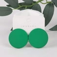 thumbnail image 5 of HOOUN 1 Pair Candy Color Ear Studs Fashion Round Earrings Women Acrylic Jewelry-Style 18, 5 of 9
