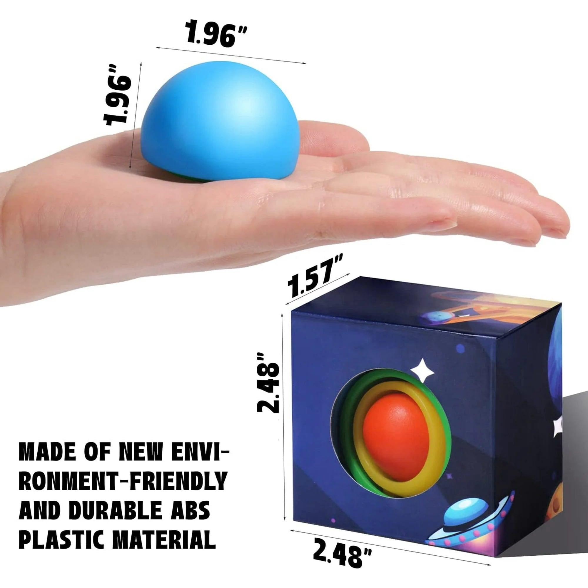 New Infinite Gyroscope Flip Stress Relieve & Exercise Finger Flexibility Spinner Toys for Autism Kids - Blue