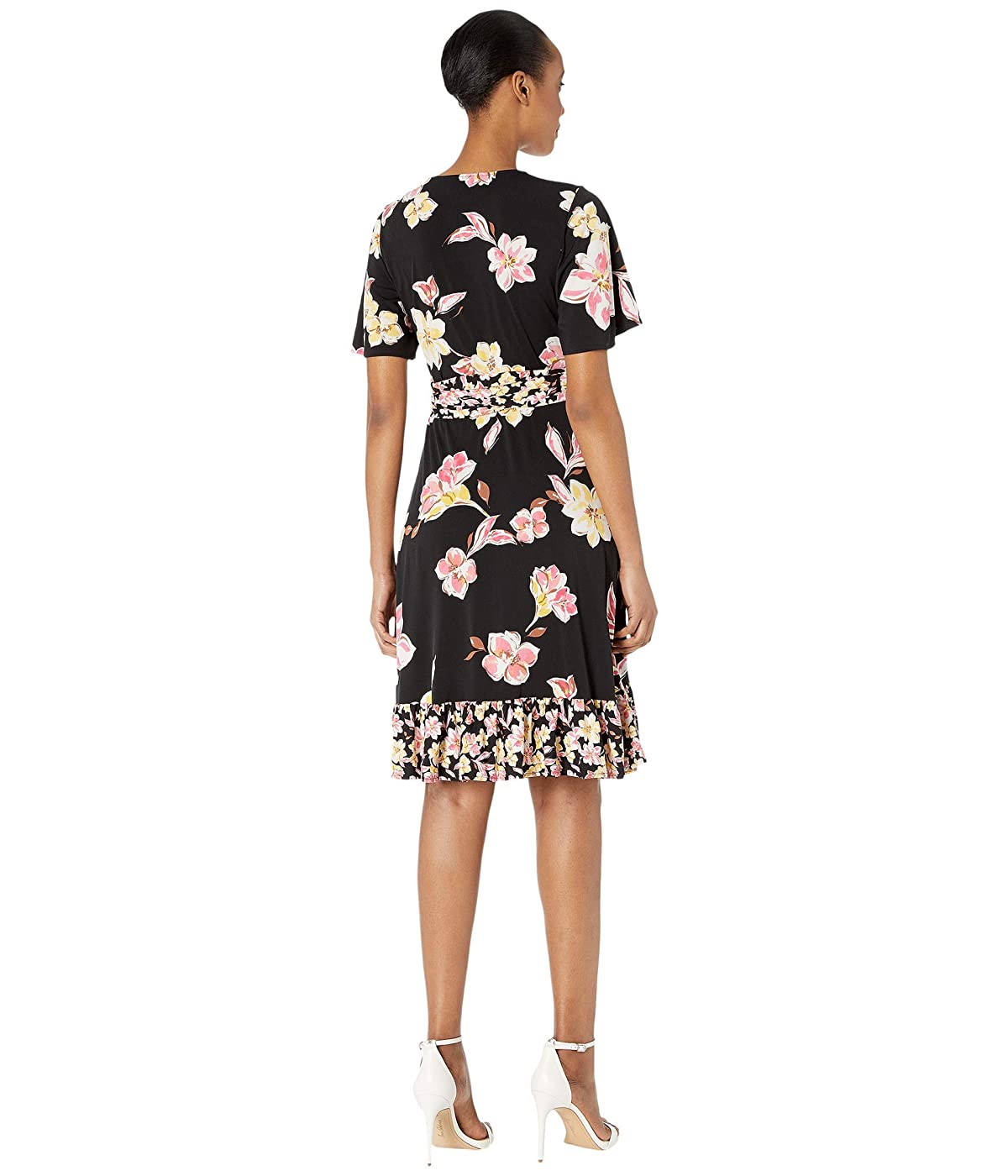 donna morgan wrap dress