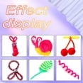 thumbnail image 3 of 300 Pieces White Pipe Cleaners Chenille Stem, Pipe Cleaners Craft for Kids DIY Art Supplies, 3 of 5