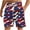Navy # mens fourth of july swim trunks, variant on cllios American Flag Shorts for Men 4th of July Patriotic Swimming Trunks USA Flag Print Summer Hawaiian Beach Shorts