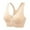 Beige, variant on Luna Hug Bra Front Closure, Comfy Bras Front Closure, Annacomfy Lunahug -Seamless Buckle Crossback Shaping Bra Krdevn,Size:XXL