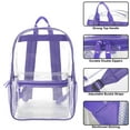 thumbnail image 2 of Mochila Trail maker de PVC transparente para niños, color morado, 2 of 8