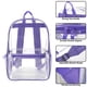 thumbnail image 2 of Mochila Trail maker de PVC transparente para niños, color morado, 2 of 8
