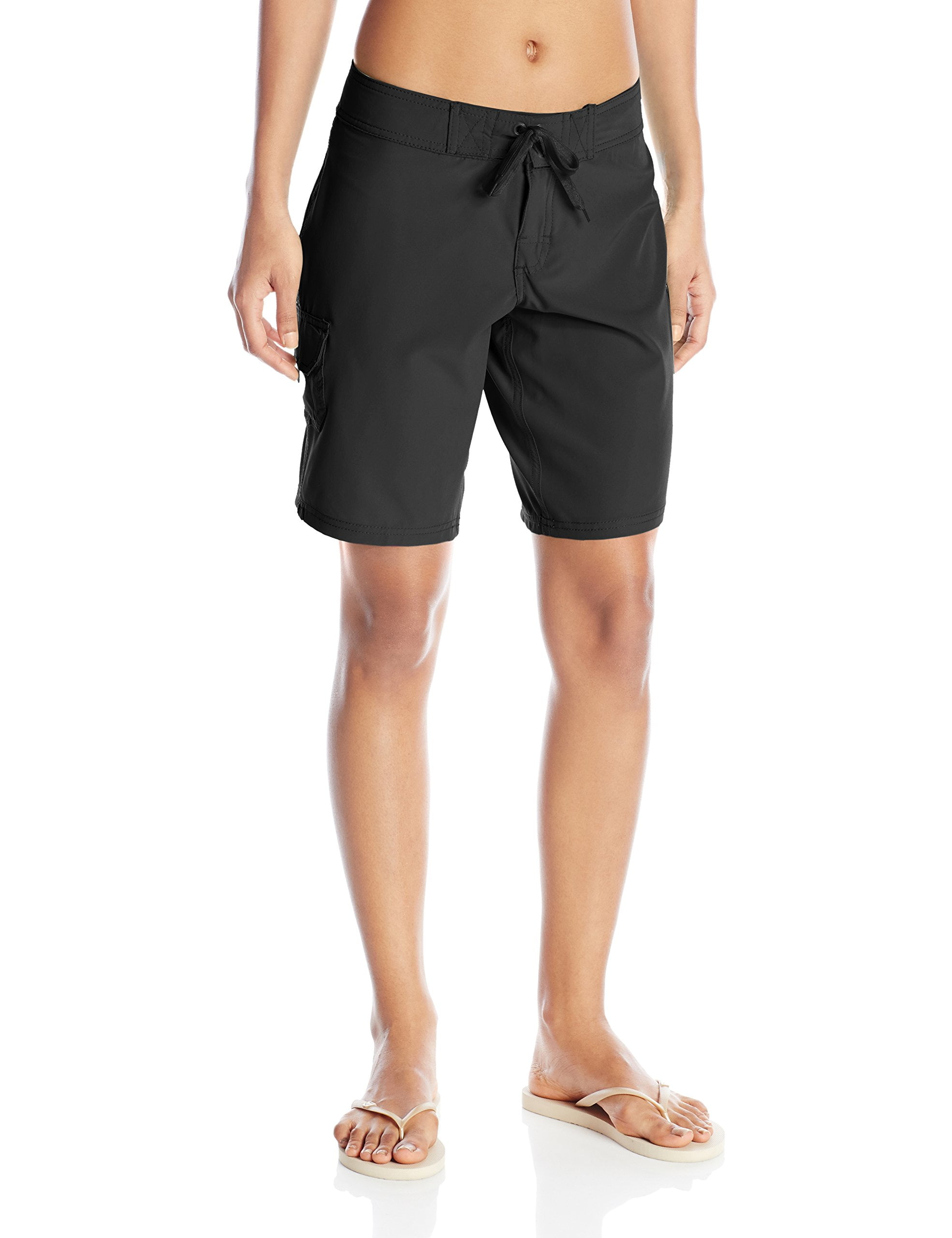 Kanu Surf Kanu Surf NEW Black Women's Size 6 Stretch Board Shorts