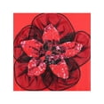 thumbnail image 5 of Girls Dress Long Sleeve Cotton Red Flower Christmas Dress 6, 5 of 6