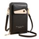 thumbnail image 1 of Bolsa de mensajero Horizontal para mujer, nueva tendencia de Pu, bolso Simple de gran capacidad para teléfono móvil para estudiantes, 1 of 5