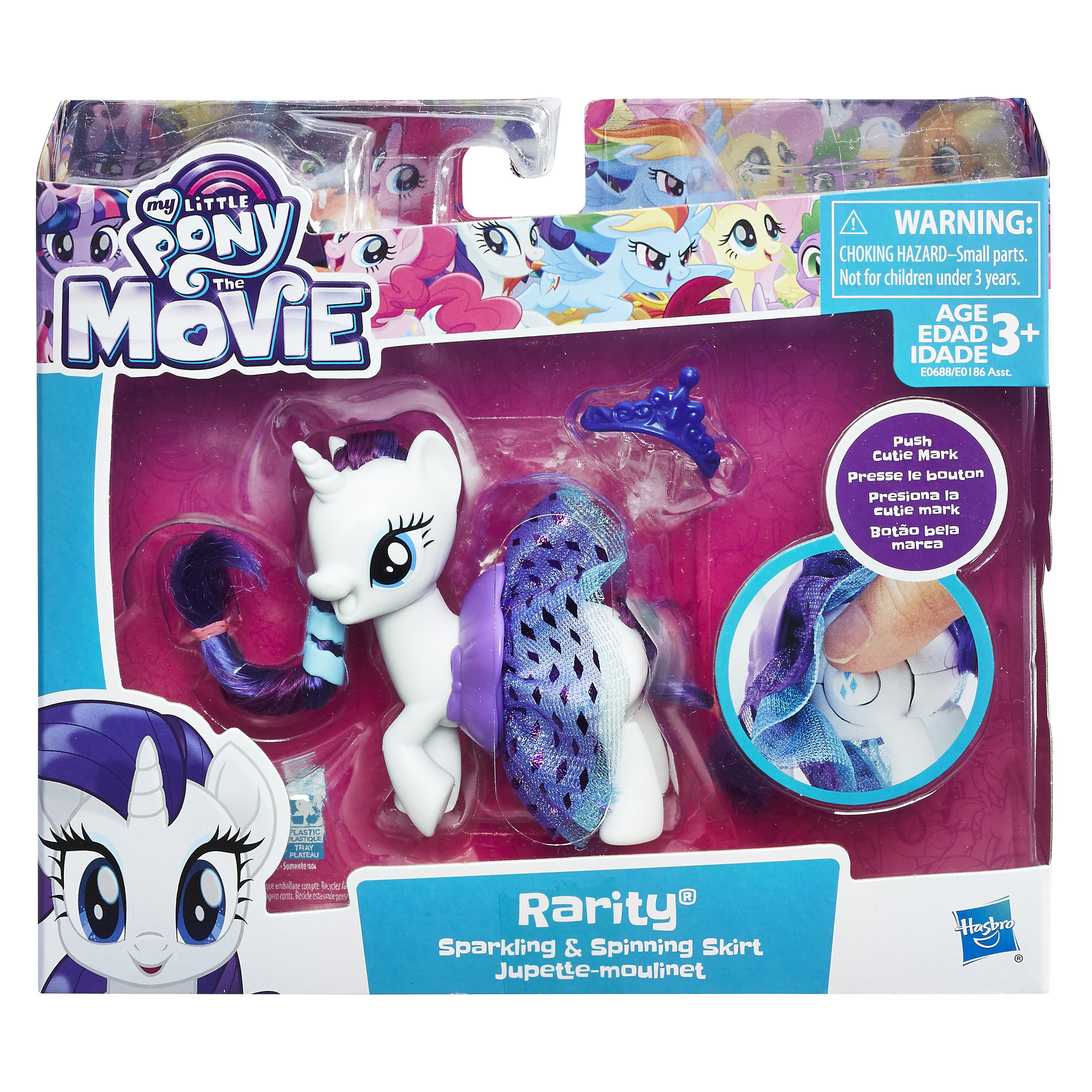My Little Pony: The Movie Sparkling & Spinning Skirt Rarity - image 2 of 7