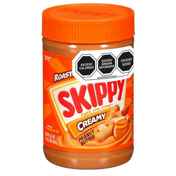 Crema de cacahuate Skippy tostado con miel 462 g