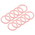 thumbnail image 1 of Unique Bargains 2.1x30mm Split Keychain Rings Flat Key Holder for Organization Pink, 30Pack, 1 of 5