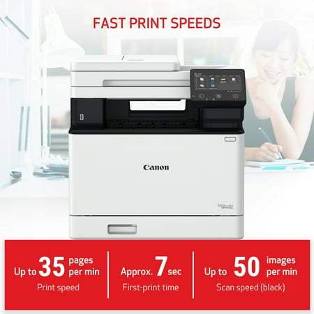 Canon - imageCLAS SMF751Cdw Wireless Color All-In-One Laser Printer - White