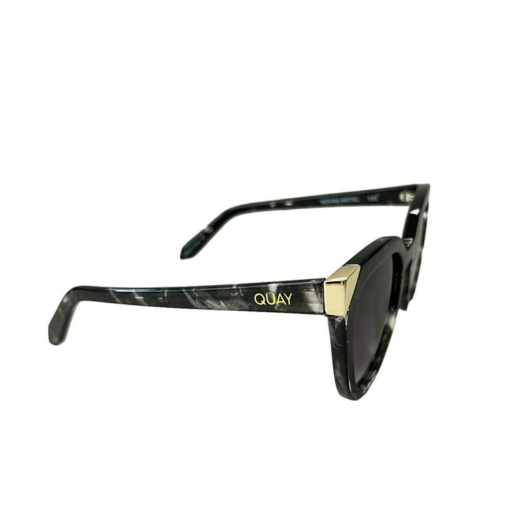 Quay Australia Noosa Metal Sunglasses Black Tortoise Smoke  display picture 1