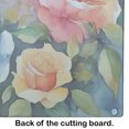 thumbnail image 5 of Roses in Watercolor Glass Cutting Board Large 12 in x 15 in, 5 of 5