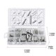 thumbnail image 2 of 200PCS Spring Assortment Kit Steel Springs Essential Addition for Shop and Home Repairs (20Different Sizes, 200), 2 of 4