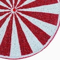 thumbnail image 5 of Minted Bead Embroidered PlacematColor: Red & WhiteSize: 13.5" RoundSet of 2, 5 of 10