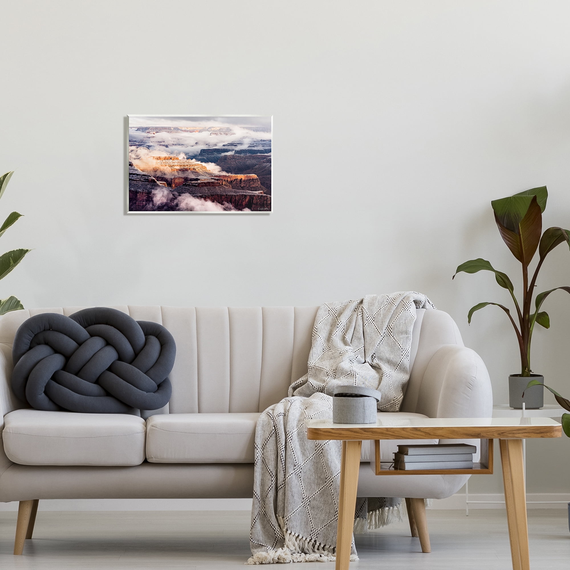 Stupell Industries Clouds & Mesa Scenery Landscape Photography Unframed Art Print Wall Art, 19 x 13