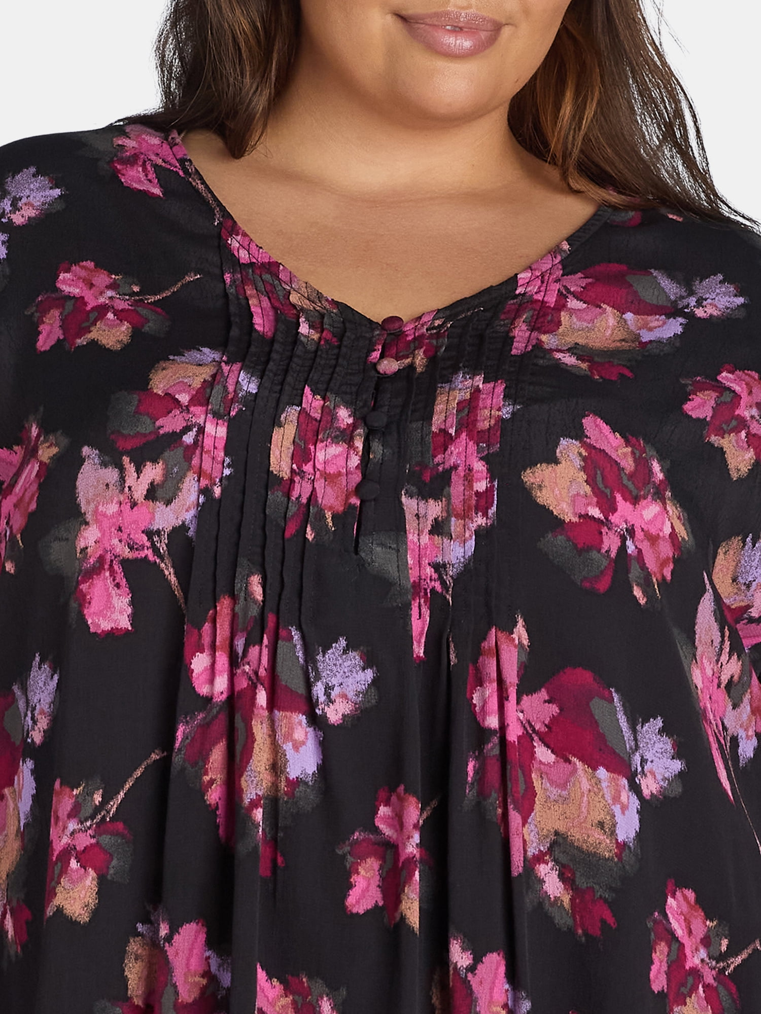 TS LS PINTUCK BLOUSE