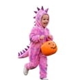 thumbnail image 2 of Dinosaur Onesie Costume for Ch'ildr'en, Hooded Animal Jumpsuit with Spikes and Tail, Halloween Christmas Cosplay Outfit, 2 of 8
