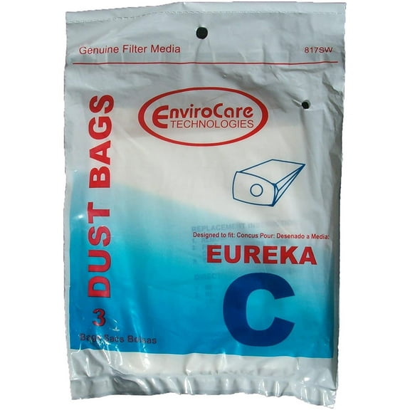 EnviroCare Replacement Micro Filtration Vacuum Cleaner Dust Bags made to fit Eureka Type C Mighty Mite Canisters 24 Pack