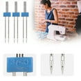 thumbnail image 3 of Double Needles Pins Stainless Steel Threading and Hooking Stitches Sewing Accessories 3pcs, 3 of 7