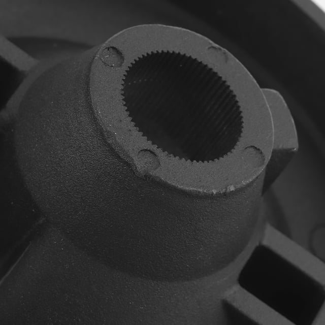 Base De La Rueda De Dirección, Adaptador De Volante, aleación De Aluminio Negro Anti-rompina Para El Volante Del Automóvil