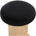 thumbnail image 5 of Meridian Furniture Wyatt Black Velvet Stool, 5 of 7