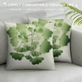 thumbnail image 3 of HENGT  Green Plant Throw Pillow Covers Decorative Green Succulent Leaves Square Pillow Cases Farmhouse Spring Green Plants Cushion Covers for Sofa Couch Home Decoration, 3 of 5