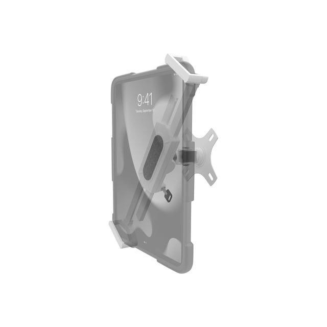 CTA Security VESA and Wall Mount - Bracket - adjustable arm - for tablet - lockable - white - screen size: 7"-14" - mounting interface: 75 x 75 mm - wall-mountable