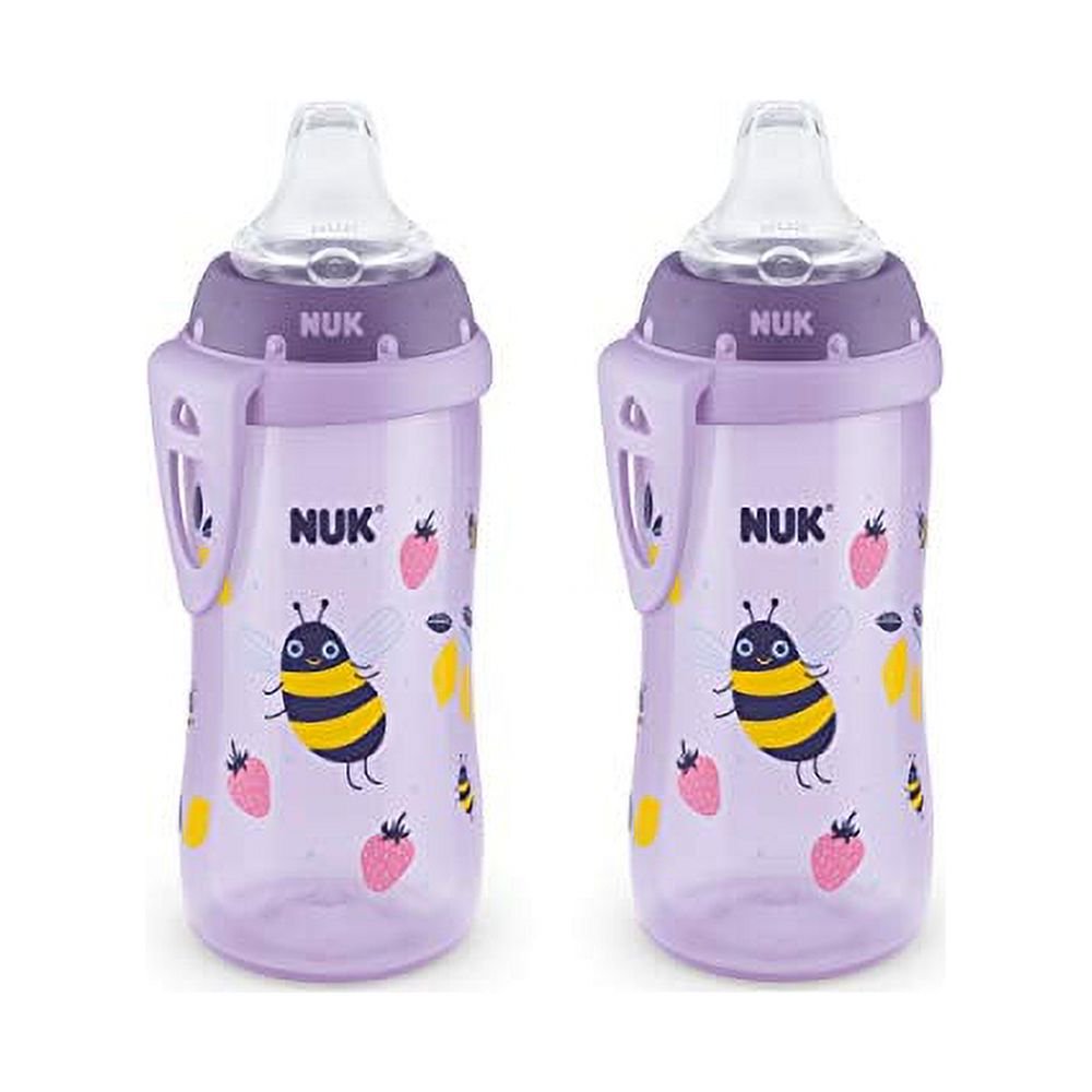 NUK Ladybug Silicone Spout Active Cup, 10-Ounce (2 Pack)