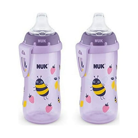 NUK Ladybug Silicone Spout Active Cup, 10-Ounce (2 Pack)