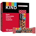 thumbnail image 1 of Snack Bars, Dark Chocolate Nuts & Sea Salt, 5g Sugar | 6g Protein, Gluten Free Bars, 1.4 OZ, 12 Count, 1 of 5