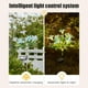 thumbnail image 5 of Lámpara De Pie De Jardín De Plástico 7 Luces Solares De Simulación De Flores Con 42 Led Blancos Cálidos, Impermeables, Para Jardín, Decoración De Patio, Color Azul, 73cm (1 Unidad) Rkxzt, 5 of 8