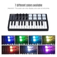 thumbnail image 3 of Controlador MIDI WORLDE Panda MINI Controlador de teclado MIDI USB ultraportátil de 25 teclas 8 almohadillas de disparo retroiluminadas coloridas Worlde Controlador MIDI, 3 of 6