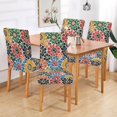 thumbnail image 2 of Yayeee 2 Pack Dining Chair Covers Stretch Parson Chairs Slipcovers Seat Protector, Dark Floral, 2 of 6