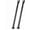 Black, variant on Door Security Bar - Adjustable  Door Security Bar for Travel, School, Dorm and Home - Door Jammer for Hinged Doors and Sliding Door Security – Silver